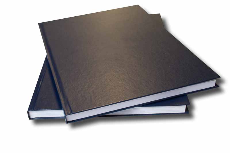 unbedruckte Hardcoverbindung in Mosbach Beispiel einer unbedruckten Hardcoverbindung